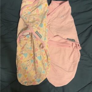 SwaddleMe Pink and Pastel Heart Sleep Sacks